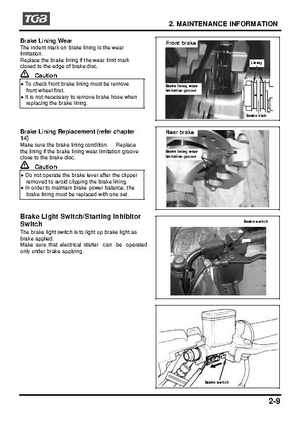 TGB Blade 250 ATV Quad Service Repair Manual, Page 32