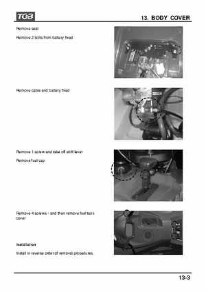TGB Blade 250 ATV Quad Service Repair Manual, Page 146