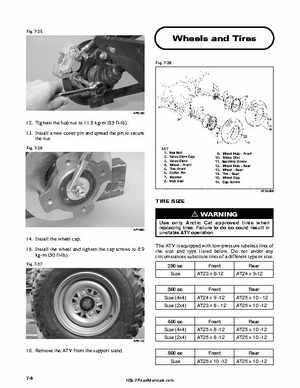 2000 Arctic Cat ATV Factory Service Manual, Page 286