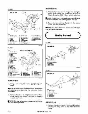 2000 Arctic Cat ATV Factory Service Manual, Page 304