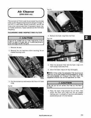 2001 Arctic Cat ATVs factory service and repair manual, Page 22
