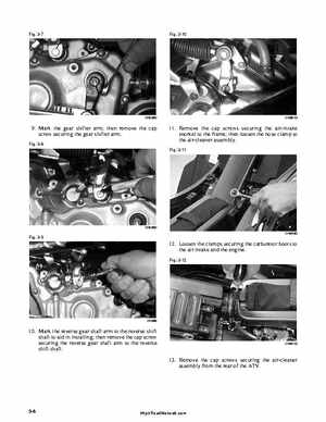 2001 Arctic Cat ATVs factory service and repair manual, Page 61