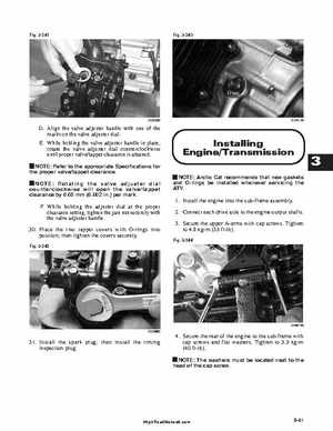 2001 Arctic Cat ATVs factory service and repair manual, Page 106