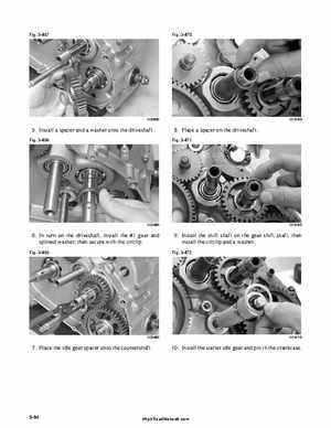 2001 Arctic Cat ATVs factory service and repair manual, Page 149