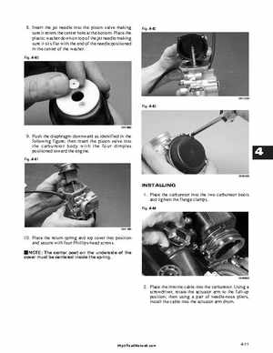 2001 Arctic Cat ATVs factory service and repair manual, Page 256