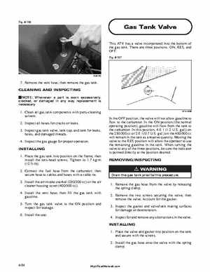 2001 Arctic Cat ATVs factory service and repair manual, Page 269