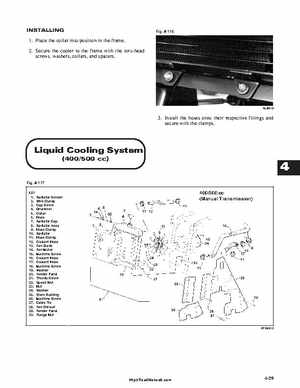 2001 Arctic Cat ATVs factory service and repair manual, Page 274