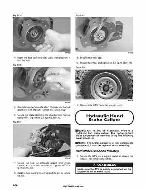2001 Arctic Cat ATVs factory service and repair manual, Page 349