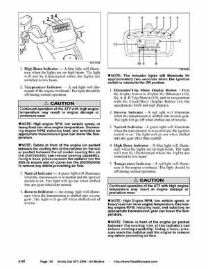 2004 Arctic Cat ATVs factory service and repair manual, Page 36