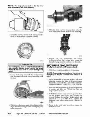 2004 Arctic Cat ATVs factory service and repair manual, Page 464