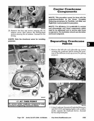 2006 Arctic Cat ATVs factory service and repair manual, Page 136