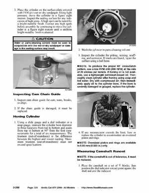 2006 Arctic Cat ATVs factory service and repair manual, Page 331