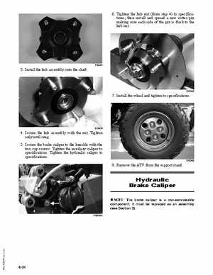 2007 Arctic Cat ATVs 400/500/650/700 Service Manual, Page 417