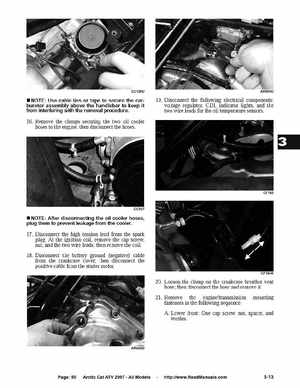 2007 Arctic Cat ATVs factory service and repair manual, Page 50