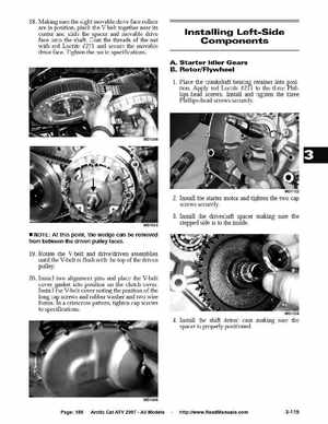 2007 Arctic Cat ATVs factory service and repair manual, Page 156