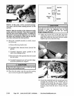 2007 Arctic Cat ATVs factory service and repair manual, Page 161