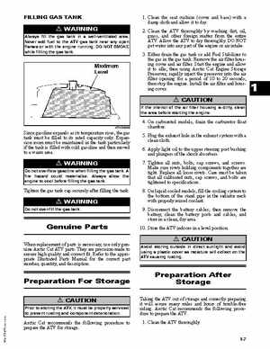 2008 Arctic Cat 400/500/650/700 ATV Service Manual, Page 8