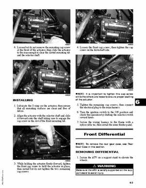 2008 Arctic Cat 700 Diesel ATV Service Manual, Page 129