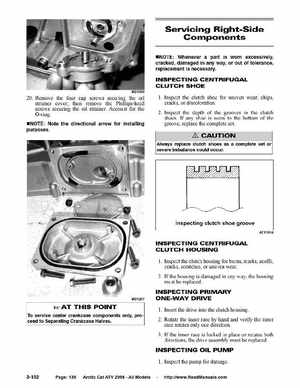 2008 Arctic Cat ATVs factory service and repair manual, Page 136
