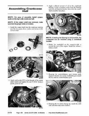 2008 Arctic Cat ATVs factory service and repair manual, Page 150