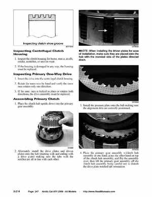 2008 Arctic Cat ATVs factory service and repair manual, Page 247