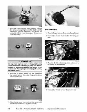 2008 Arctic Cat ATVs factory service and repair manual, Page 327
