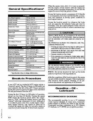 2008 Arctic Cat DVX 400 ATV Service Manual, Page 3