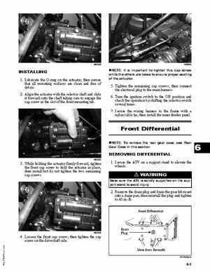 2008 Arctic Cat ThunderCat ATV Service Manual, Page 110