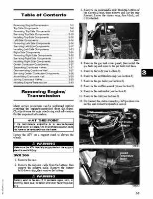 2009 Arctic Cat 250 Utility / DVX 300 ATV Service Manual, Page 25
