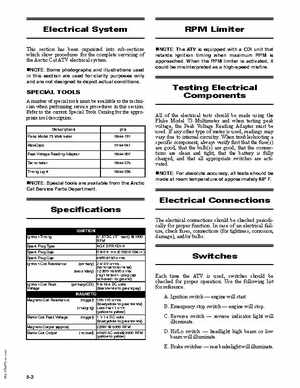 2009 Arctic Cat 250 Utility / DVX 300 ATV Service Manual, Page 81