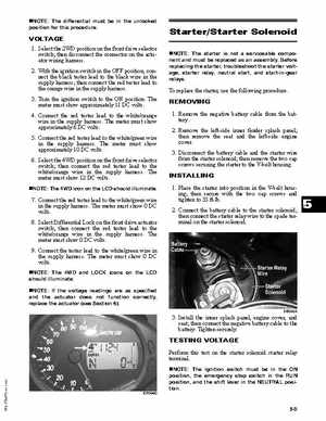 2010 Arctic Cat 700 Diesel SD ATV Service Manual, Page 122