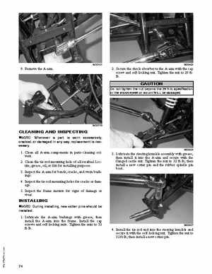 2011 Arctic Cat 150 ATV Service Manual, Page 74