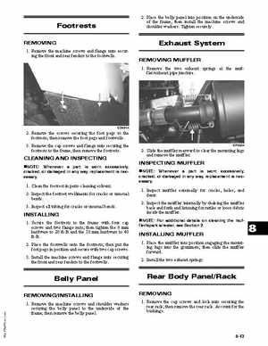 2011 Arctic Cat 400 TRV ATV Service Manual, Page 137