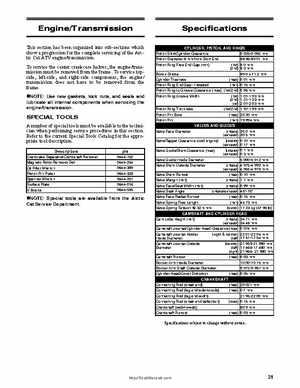 2011 Arctic Cat 450XC Service Manual, Page 21