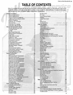 2011 Arctic Cat DVX 300 / 300 Utility ATV Service Manual, Page 1