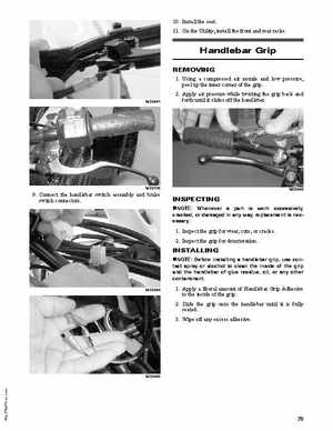 2011 Arctic Cat DVX 90 / 90 Utility ATV Service Manual, Page 79
