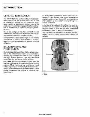1999-2000 Bombardier Traxter ATV Factory Service Manual, Page 8