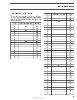 1999-2000 Bombardier Traxter ATV Factory Service Manual, Page 9