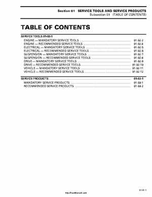 1999-2000 Bombardier Traxter ATV Factory Service Manual, Page 11