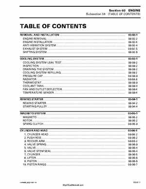 1999-2000 Bombardier Traxter ATV Factory Service Manual, Page 38