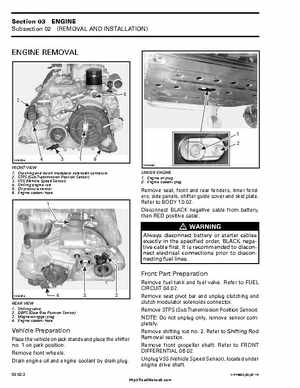 1999-2000 Bombardier Traxter ATV Factory Service Manual, Page 41
