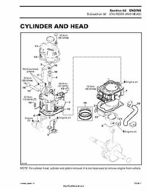 1999-2000 Bombardier Traxter ATV Factory Service Manual, Page 58