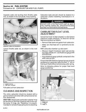 1999-2000 Bombardier Traxter ATV Factory Service Manual, Page 91