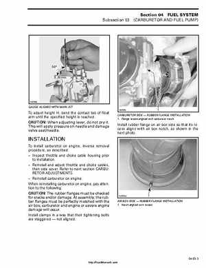 1999-2000 Bombardier Traxter ATV Factory Service Manual, Page 92