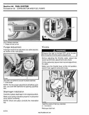 1999-2000 Bombardier Traxter ATV Factory Service Manual, Page 95