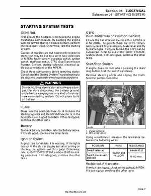 1999-2000 Bombardier Traxter ATV Factory Service Manual, Page 122