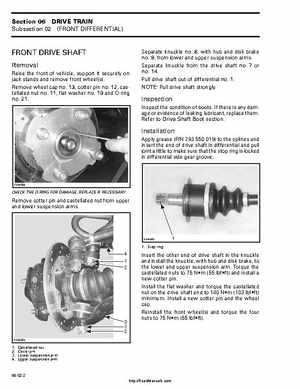 1999-2000 Bombardier Traxter ATV Factory Service Manual, Page 156