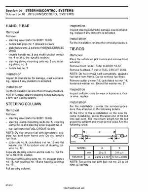 1999-2000 Bombardier Traxter ATV Factory Service Manual, Page 168