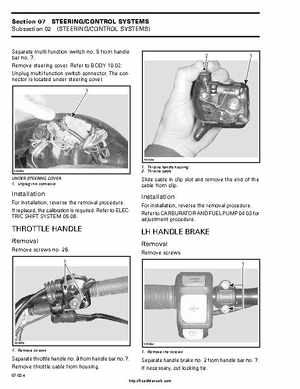 1999-2000 Bombardier Traxter ATV Factory Service Manual, Page 170