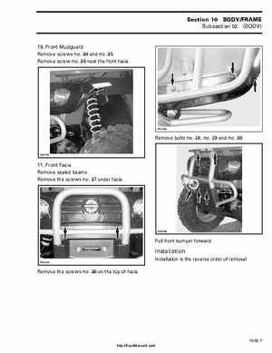 1999-2000 Bombardier Traxter ATV Factory Service Manual, Page 205